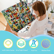 Artkey Stretched Canvas, Triple Primed 100% Indian Cotton, Acid-Free, 36 x 48 in, 1 Pack