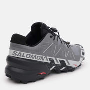 Salomon Speedcross 6 Trail Running Shoes for Men, Quiet Shade Black Pearl Blue, Size 11.5, L41738000