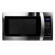 Pro 1.3 cu. ft. 1000-Watt Countertop Microwave Oven in Stainless Steel/Black