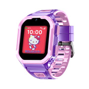 Accutime Hello Kitty iTime 4G Kids Smart Watch with Calling, Messaging, GPS Tracking, Secure Monitoring, Purple