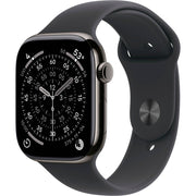 Apple Watch Gen 11 Series 11 Cell 42mm Slate Titanium - Black Sport Band MF8R4LW/A