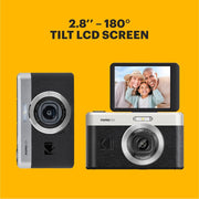 Kodak PIXPRO C1 Digital Camera, 13MP BSI CMOS Sensor, 26mm Wide-Angle Lens, 4x Optical Zoom, 2.8