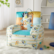 bbc WK504001 Bluey Square Beanbag Chair Blue, 18