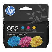 HP N9K27AN 952 Cyan/Magenta/Yellow Ink Cartridge 3-pack