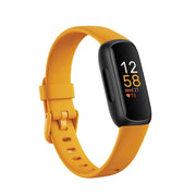 Fitbit Inspire 3 Fitness Tracker, Morning Glow Black, Silicone Band, 24/7 Heart Rate, Sleep Tracking, Stress Management, Water-Resistant, FB424BKYW