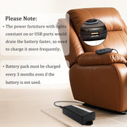 Uetmulik Limoss Battery Pack for Reclining Furniture, 1800mAh, 25.2V Rechargeable Power Supply, Compatible with Ashley Furniture, Flexsteel, Catnapper, Best Furniture, Southern Motion, ZB-B1800