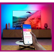 WiZ 640078 Connected HDMI Sync Box with TV Backlight - Sync to Movies, Games & Music - HDMI 2.0 Supports 4K 60Hz - RGBIC LED Strip 75-85 Inch TVs -Requires External Video Source
