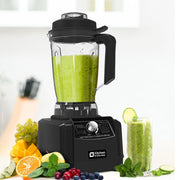 Kitchen In The Box 8628MX Countertop Blender, 68 oz BPA-Free Tritan Jar, 1450W Motor, 8-Point Stainless Steel Blades, Black
