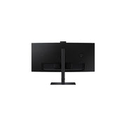 Samsung ViewFinity 34-Inch Ultrawide Curved Computer Monitor, UWQHD 3440x1440, HDR10, 100Hz, AMD FreeSync, Built-In Webcam, USB-C 90W Charging, Adjustable Stand, Black, LS34C654VANXGO