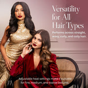 Beauty By Imagination Bio Ionic 10X Styling Iron Hair Straightener with 1