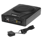 BOSS BASS8 Audio Systems BASS8 8 Inch Under Seat Powered Car Subwoofer Amplifier, For Truck, Boxes and Enclosures, Remote Subwoofer Control