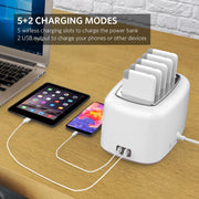 Yoobao Share 10000 Wireless Charging Station Power Bank Charge, 10000mAh, White