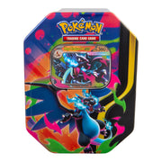 Pokmon Mega Charizard Trading Card Game Tin with Foil Promo Card, 4 Booster Packs, Code Card
