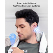Ibreo Cordless 6D Deep Tissue Kneading Shiatsu Neck and Shoulder Massager with Heat, Gray