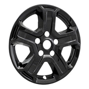 Coast2Coast Int. Impostor 17 Inch 5-Spoke Snap-On Wheel Cover Set, Gloss Black, ABS Plastic, IWCIMP420BLK