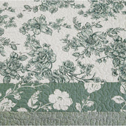 The Pioneer Woman Avery Cotton Patchwork Quilt, Green River Floral Pattern, Full/Queen