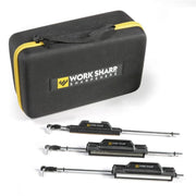 Work Sharp Precision Adjust Upgrade Kit, 7-Piece Abrasive Set with Coarse to Fine Grit, Leather Strop, Ceramic Serration Sharpener, Black, WSA0004772