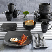 Gibson Home Soho Lounge Square Stoneware 16-piece Dinnerware Set