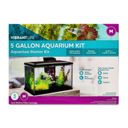 Spectrum Brands Pet Vibrant Life 5 Gallon Aquarium Starter Kit with Scratch-Resistant Glass, LED Lighting, Medium Power Filter
