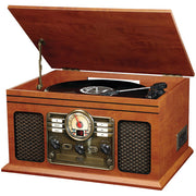 Innovative Technology VTA-200B MH 6-in-1 Bluetooth Enabled Turntable