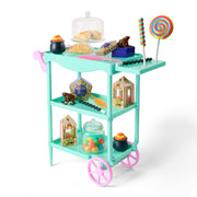 Harry Potter PHX25013 Honeydukes Candy Cart with Accessories for 18-inch Dolls Toys Kids 5 +