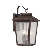 Irvington Manor 4-Light Chelsea Bronze Outdoor Wall Mount