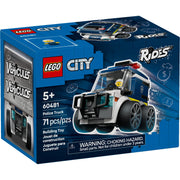 LEGO City Brick Rides Police Truck Building Toy for Kids, 71 Pieces, Multicolor, Ages 5 and Up, 6581041