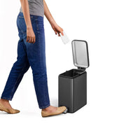 EKO 5L Genie Slim Step Trash Can Combo Gray