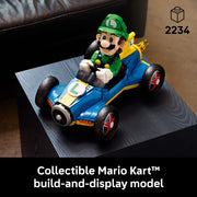 LEGO Mario Kart Luigi & Mach 8 Building Set, Collectible Display Model, 2,234 Pieces, Ages 18+, 6589472