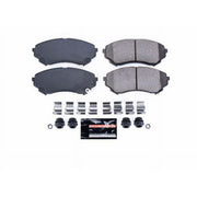 Power Stop Z23 Evolution Carbon-Fiber Ceramic Front Brake Pads with Installation Hardware for Cadillac CTS 2008-2014, Z23-1331