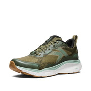 KEEN Women's Leiki Waterproof Hiking Shoes, Lightweight Breathable Durable, Winter Moss Granite Green, Size 9, 1030505