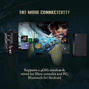 GameSir G7 Pro Wireless Controller for Xbox Series X|S|One, PC, Android, Mag-Res TMR Sticks, Hall Effect Triggers, Four Remappable Buttons, Tri-Mode Connectivity, Fallen Feathers Edition