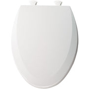 Bemis 1500EC068 Molded Wood Elongated Toilet Seat With Easy Clean and Change Hinge Fawn Beige