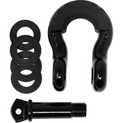 Polaris Heavy-Duty Steel Shackle, 3/4 in Diameter, 9,500 lbs Load Capacity, 32,500 lbs Break Strength, Secure 7/8 in Locking Pin