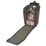 Coleman Northern Nova Propane Lantern, 3000 Lumens, Adjustable Brightness, Push-Button Ignition, Red, With Carry Case