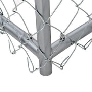 Lucky Dog 4'H x 5'W x 10'L/4'H x 8'W x 6.5'L Boxed Kennel Chain Link