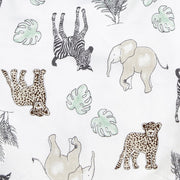 aden & anais Essentials Wrap Swaddles, Cotton, Toile Jungle, Multicolor, Unisex, Newborn, 0-3 M, 2-Pack