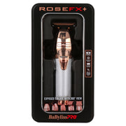 BaBylissPRO FX+ Rose Gold All-Metal Lithium Outlining Hair Trimmer, Cord/Cordless, USB-C Charging, Titanium T-Blade, FX787NRG
