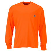 Carhartt Force Color-Enhanced Long-Sleeve T-Shirt for Men - Bright Orange - XLT