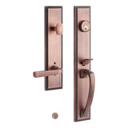 Signature Hardware 552055ORB MNG-EXTR-5002- Brass Entry Door Set - No Backset - Right Hand - Oil Rubbed Bronze
