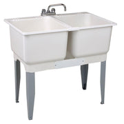 MUSTEE 36 in. x 34 in. Plastic Laundry Tub-22C