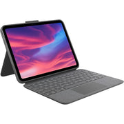 Logitech 920011433 Combo Touch Detachable 10th Gen iPad Keyboard Case Oxford Gray
