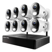 Night Owl CL-BT8WN2-F88L 10 Channel Wi-Fi NVR with 2TB HD, 8 Camera 4K HD