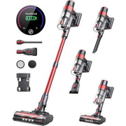 Honiture 450W 38KPA Cordless Vacuum Cleaner Touch Screen and Detachable Battery(Max 55min) Powerful Cordless Vacuums