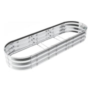 Nana Guard SYHC-XTY-SILVER-01 Raised Garden Bed Galvanized Metal Planter Box, 67