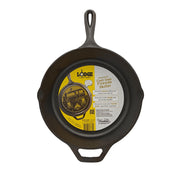 Lodge Cast Iron Wanderlust Series Seasoned 10.25 Inch Skillet, Black