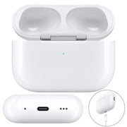 GTSOHN AirPods Pro 3 Charging Case, Wireless and USB-C Dual Charging, White