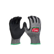 Milwaukee 48-73-7000 Small High Dexterity Cut 6 Resistant Nitrile Dipped Outdoor & Work Gloves, A6, Small 6 Pack