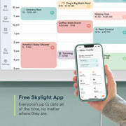 Skylight 270BGBa Calendar Max: 27 inch Touchscreen Smart Calendar and Family Organizer, White