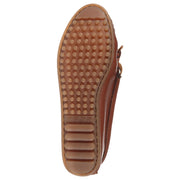 Minnetonka Moccasin Deerskin Kilty Slip-On Shoes for Ladies - Carmel - 7.5M